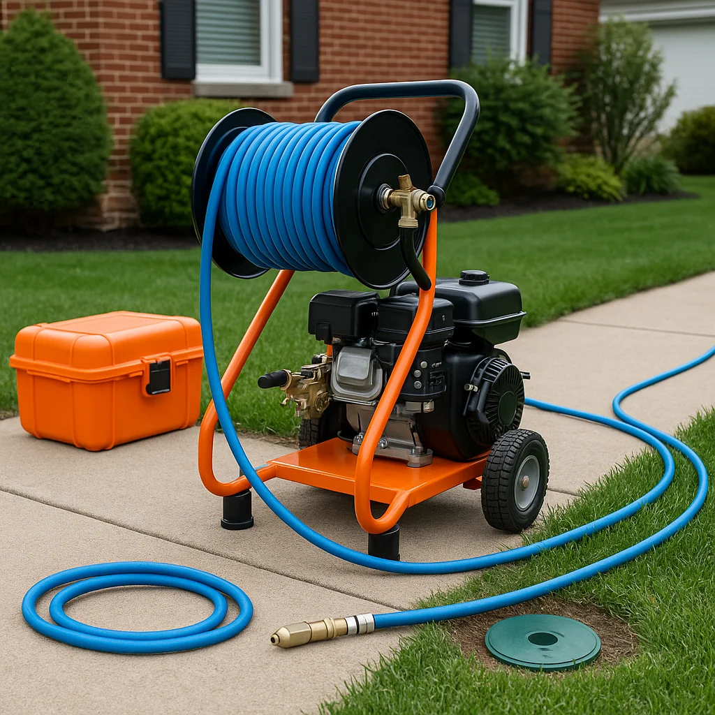 hydro-jetting-system-driveway-setup