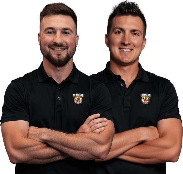 Commercial Licensed plumbers team portrait