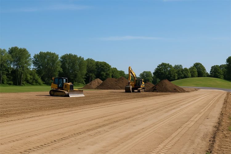 Sewer Line Repair Evesham site-work