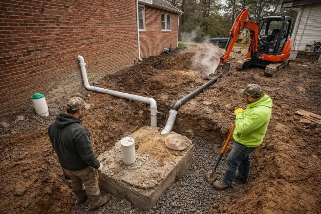 Septic tank conversion Septic tank conversion