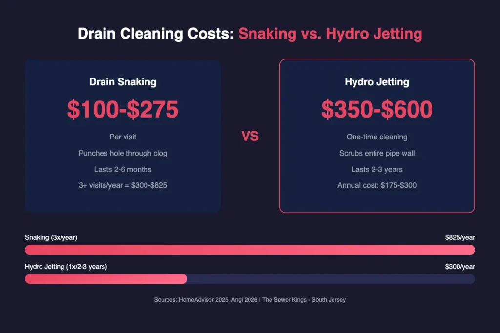 How Much Does Hydro Jetting Cost in New Jersey?